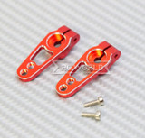 RC Servo HORN 25T Aluminum Low Profile (2 HORNS) - RED -