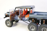 1/10 RC Land Rover Defender 130 6x6 Pick Up  RTR w/ LED Lights 