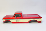 RC 1/10 Truck Body 1976 FORD F150 Pick Up* Finished* -RED- 324MM