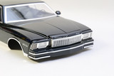 RC 1/10 Car Body 1979 CHEVY MONTE CARLO w/ Interior -Finished- BLACK