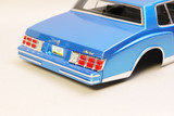 RC 1/10 Car Body 1979 CHEVY MONTE CARLO W/ Interior -Finished- BLUE