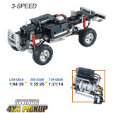 RC 1/10 TOYOTA PICK UP 4X4 Truck *RTR* -WHITE-