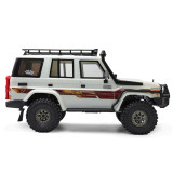 RC 1/10 Truck TOYOTA LAND CRUISER LC76  2-Speed w/ LED - WHITE -RTR-
