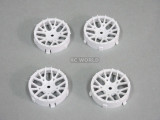 Tetsujin LYCORIS RC Car 1/10 Wheels SILVER  3-6-9mm  offset (4pcs) TT-7605