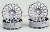 Tetsujin RC Car Wheels Disc Adjustable Offset 3/6/9mm -Dahlia Gun Metal -4 pcs
