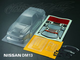 1/10 RC Car BODY Shell NISSAN 180SX DM13 Body W/ Mirrors + Wing -CLEAR-