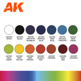 AK Interactive 14 Selected Colors Basic Starter Set #AK-11775