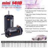 1/28 Mini BRUSHLESS MOTOR + ESC COMBO For Kyosho Mini Z Vehicles *2500KV* -BLACK