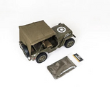 1/12 CANVAS TOP For WILLYS MB Military Jeep