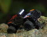 RC 1/76 Micro TRUCK Off-Road w/ LED Lights -BLACK-