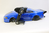 RC Drag Car 1999 FORD MUSTANG Brushless W/ 11.1V Lipo +Charger RTR