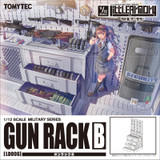 TomyTec 1/12 Military GUN RACK B Plastic Model Kit # LD006
