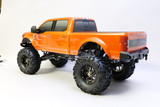 RC 1/10 FORD F250 Lifted Pick Up 4X4 KG1 Truck *RTR* -ORANGE- Upgraded