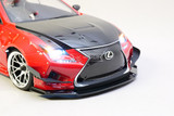1/10 RC Drift LEXUS RCF Rocket Bunny Wide Body L.E.D Lights -RED-  RTR