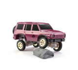 RC 1/64 Micro Rock Crawler TRUCK 4x4 w/ LED + FPV Goggles RTR -RED-