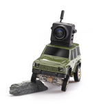 RC 1/64 Micro Rock Crawler TRUCK 4x4 w/ LED + FPV Goggles RTR -GREEN-