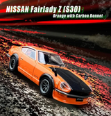 Inno 1/64 NISSAN 240Z Fairlady S30 Carbon Hood Die Cast Model Car