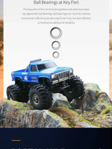 RC 1/24 MONSTER TRUCK Smasher V2 BIGFOOT  2-Speed 4X4 *RTR* BLUE