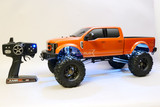 RC 1/10 FORD F250 Lifted Pick Up 4X4 KG1 Truck *RTR* -BLUE- Upgraded