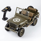 1/6 ミリタリー ジープ　JEEP RC 1/6 WILLYS MB Military Jeep 4X4 CUSTOM w/ Sounds *RTR* 11.1V