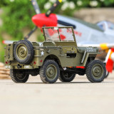 RC 1/6 WILLYS MB Military Jeep 4X4 CUSTOM w/ Sounds *RTR* 11.1V