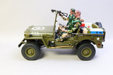 RC 1/6 WILLYS MB Military Jeep 4X4 CUSTOM w/ Sounds *RTR* 11.1V