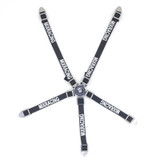 RC 1/10 Scale 5 POINT Racing Harness Seat Belts Metal Buckles (1PC) RED