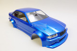 1/10 RC Car BODY Shell BMW M3 E36 COUPE -BLUE- *FINISHED*