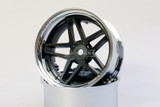 Tetsujin Wheel COMBO Southern Black + Chrome Lips 3/6/9 Offset (4PCS) TT-7653