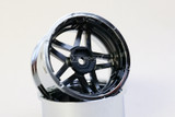 Tetsujin Wheel COMBO Southern Black + Chrome Lips 3/6/9 Offset (4PCS) TT-7653