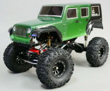 RC Body Shell JEEP WRANGLER 4 Door 315MM -Painted- GREEN