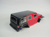 RC Body Shell JEEP WRANGLER 4 Door 315MM -Painted- RED