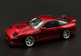 1/64 Metal NISSAN 180SX w/ Pop Up/Interior/Engine Model Car -RED -