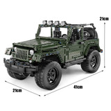 Mold King RC 1/10 WRANGLER Truck Building Blocks w/ RC System -KIT-