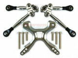 For Traxxas 4-TEC 2.0 TIE RODS + STABILIZER Upgrade GT049RA - SILVER -