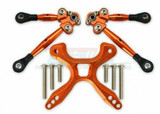 For Traxxas 4-TEC 2.0 TIE RODS + STABILIZER Upgrade GT049RA - ORANGE -