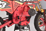 For 1/4 Losi Promoto Bike REAR SWING ARM Metal Upgrade #MX057 -RED -