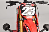 For 1/4 Losi Promoto Bike Front FORKS CLAMPS SET Metal Upgrade #MX028 -BLUE -