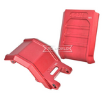 For 1/4 Losi Promoto Bike SKID PLATE SET (2PCS) Metal Upgrade #MX016AB -RED -