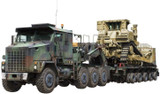 Takom 1/72 M1070 & M1000 w/D9R 70 Ton Tank Transporter w/Bulldozer Model Kit