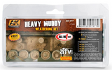 AK Interactive Heavy MUD Set Muddy Weathering Set AK077