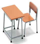 Hasegawa 1/12 SCHOOL DESK CHAIR Plastic Model kit