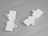 Rc Track Parts STRAIGHT SHORT Tetsujin Kerbs -WHITE- (20pcs)