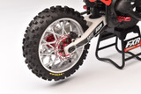 For 1/4 Losi Promoto Bike FRONT & REAR WHEEL HUBS Metal Upgrade #MX0067 -BLACK-