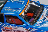 1/64 NISSAN 180SX Team Toyo w/ Pop Up/Interior/Engine Model Car -BLUE-