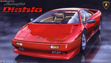 Fujimi 1/24 Lamborghini Diablo/4WD VT Blackstar Plastic Model Kit