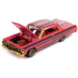 RC 1/64 Die Cast 1964 CHEVY IMPALA Low Rider -MAGENTA-