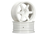 HPI 1/10 TE37 WHEEL 26mm WHITE 3mm OFFSET (2pcs) #3840