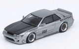 1/64 Nissan Skyline S13 V1 PANDEM ROCKET BUNNY Model Car -SILVER-