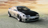 1/64 Nissan Skyline S13 V1 PANDEM ROCKET BUNNY Model Car -SILVER-